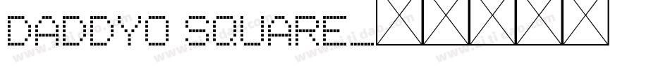 DaddyO Square字体转换